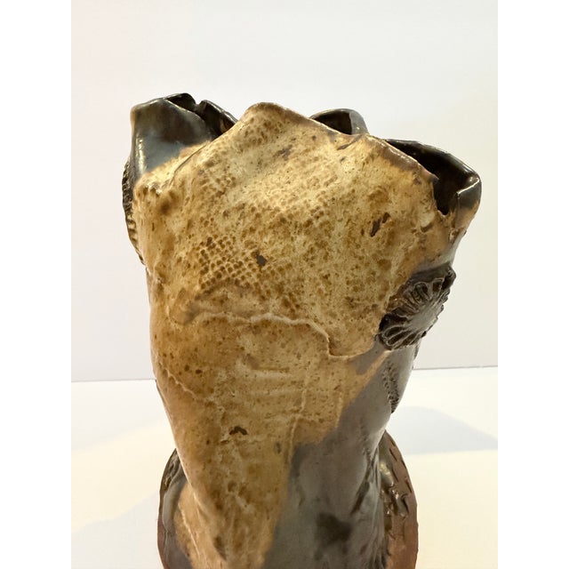 1970 Signed “Dove” Sculptural Studio Pottery Ceramic Vessel For Sale In Miami - Image 6 of 9