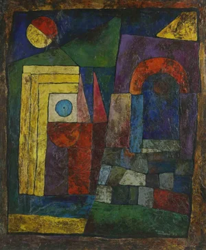 Giorgio Cresciani, Homage to Paul Klee, Original Painting, 1977