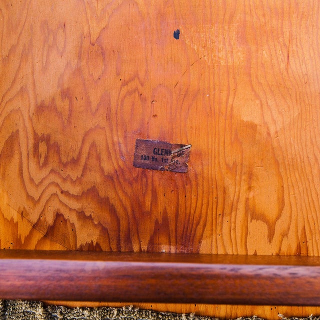 Brown Restored 1950s Greta Grossman Walnut Dining Chairs by Glenn of California For Sale - Image 8 of 15