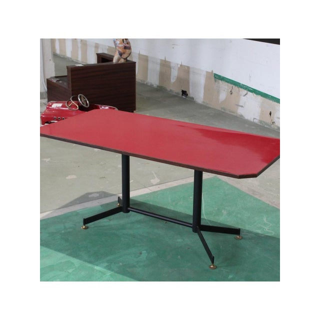 Shaped Table in Formica, Italy, 1950s For Sale - Image 7 of 13