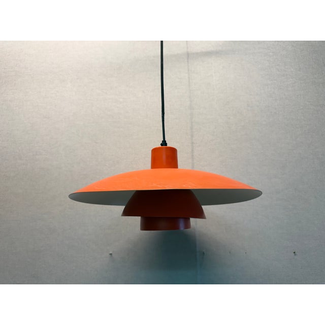 Mid-Century Modern Danish PH 4/3 Hanging Lamp by Poul Henningsen for Louis Poulsen, 1950s For Sale - Image 3 of 18