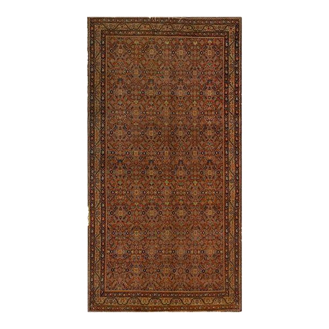 Antique 20th Century Persian Malayer Runner With Geometric Lattice - Rug & Kilim For Sale