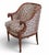 Wood Louis XVI Style Carved Ram’s Head Armchairs in Leopard Upholstery- A Pair For Sale - Image 7 of 11
