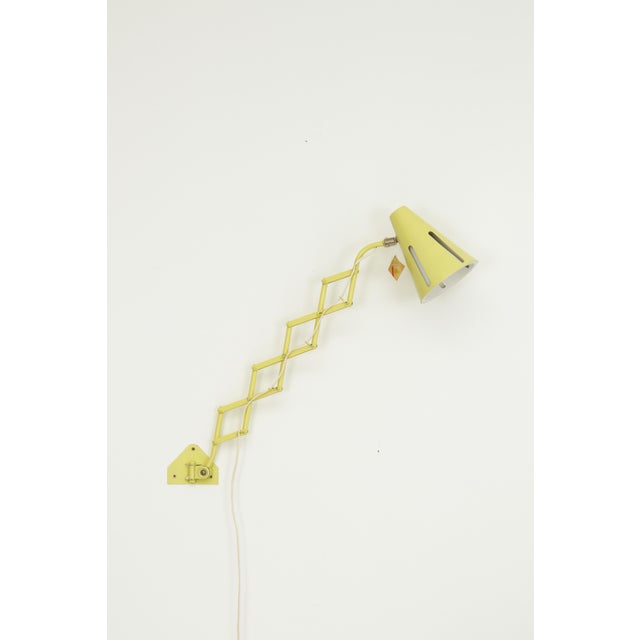 1950s Vintage Scissor Wall Lamp by H. Th. J. A. Busquet for Hala Zeist, 1950s For Sale - Image 5 of 12