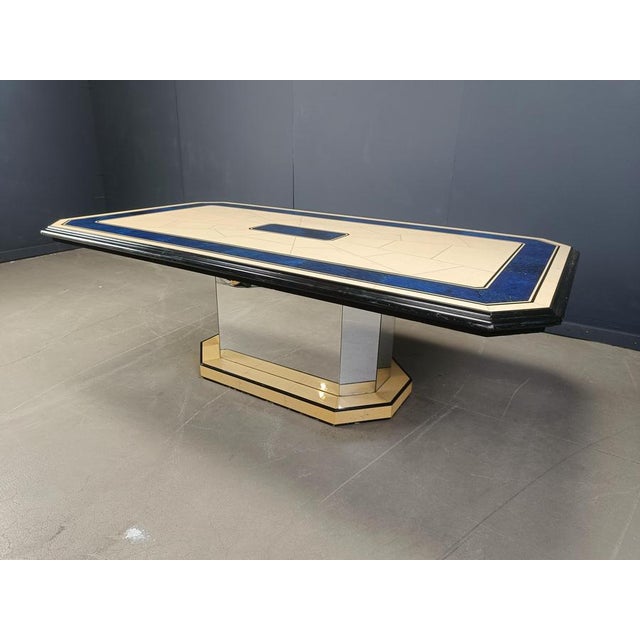 Vintage Lacquered Dining Table, 1970s For Sale - Image 9 of 12