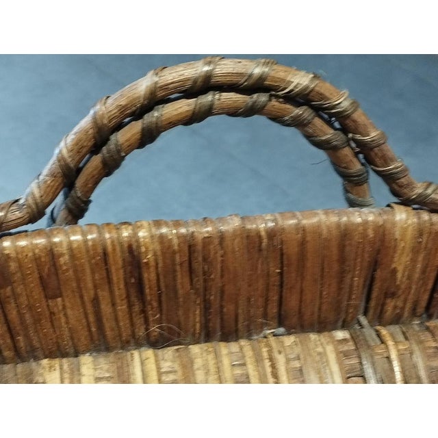 Antique Wicker Side Table, 1890s For Sale - Image 14 of 18