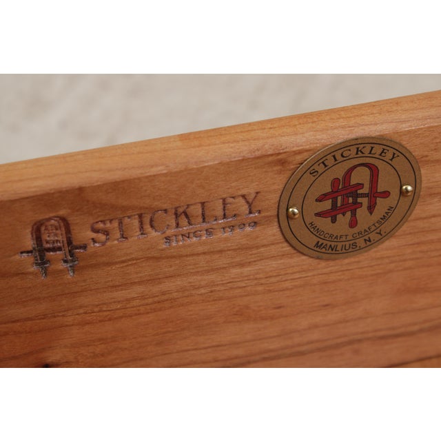 Stickley Arts & Crafts Cherry & Tiger Maple Chest For Sale - Image 13 of 16