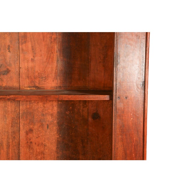 19th Century Indian Teak Doorframe Now Bookcase, 19th Century With Later Elements For Sale - Image 5 of 17