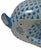 Big Herend Hungarian Porcelain Blue Fishnet Bunny Rabbit Figure - Paw Up For Sale In Los Angeles - Image 6 of 7