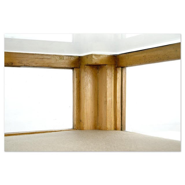 Wood Display Case in Weathered Wood For Sale - Image 7 of 12