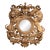 Mid-19th Century French Black Forest Bleached Oak Royal Coat of Arms Mirror For Sale