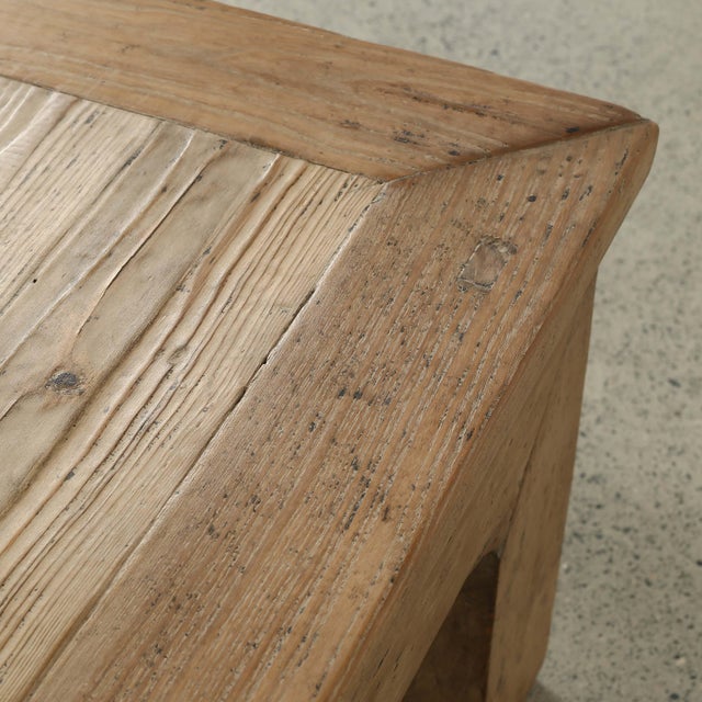 Wood Vintage Extra Large Coffee Table - Reclaimed Wood For Sale - Image 7 of 9