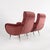 Textile Italian Armchairs in Brick Red Velvet, 1960s, Set of 2 For Sale - Image 7 of 13