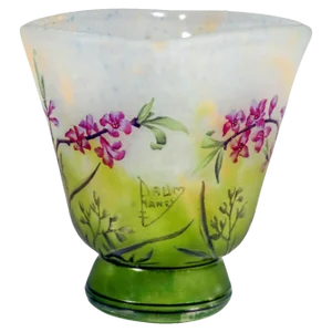 Art Nouveau Cameo Vase with Daphne Decor from Daum Nancy, France, 1910s