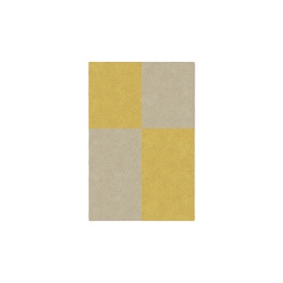 Taupe/Mustard Shape in Rug from Marqqa For Sale
