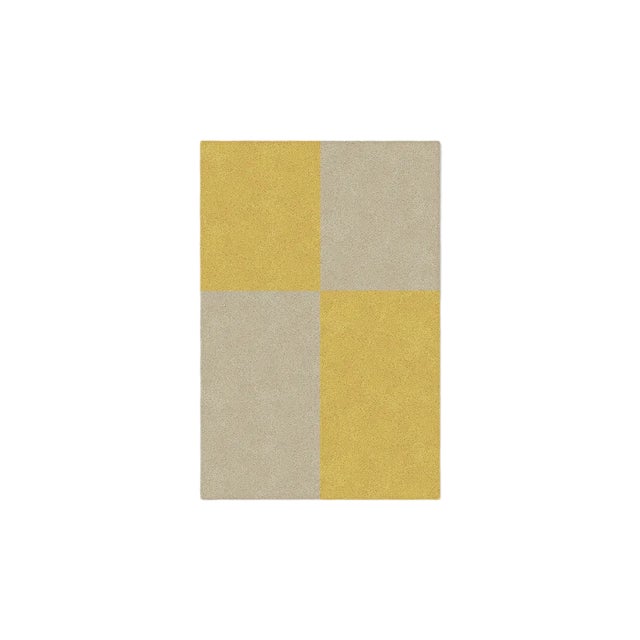 Taupe/Mustard Shape in Rug from Marqqa For Sale
