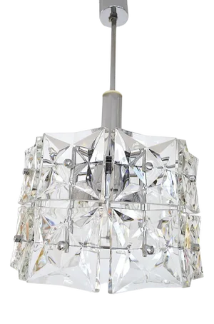 Vintage German Geometric Pendant Lamp from Kinkeldey, 1960s