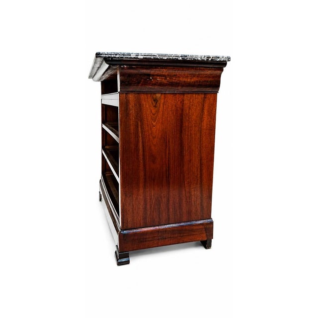 Louis Philippe Chest of Drawers in Burr Walnut, 1840s For Sale - Image 4 of 16