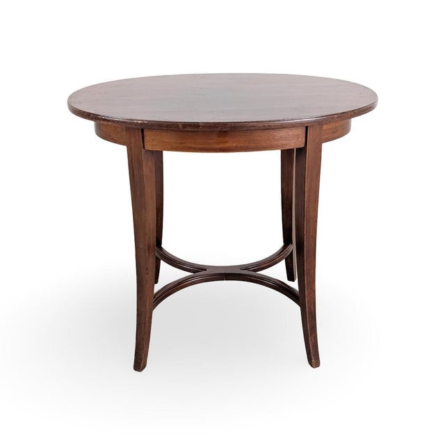 Wood Vintage Art Deco Kitchen Dining Table, 1930s For Sale - Image 7 of 7