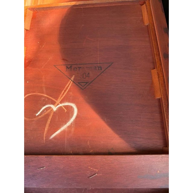 Vintage Federal Style Mahogany Inlaid Pembroke Drop Leaf Tables For Sale - Image 15 of 15