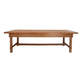 Large Vintage Oak and Pine Table, 1920s For Sale