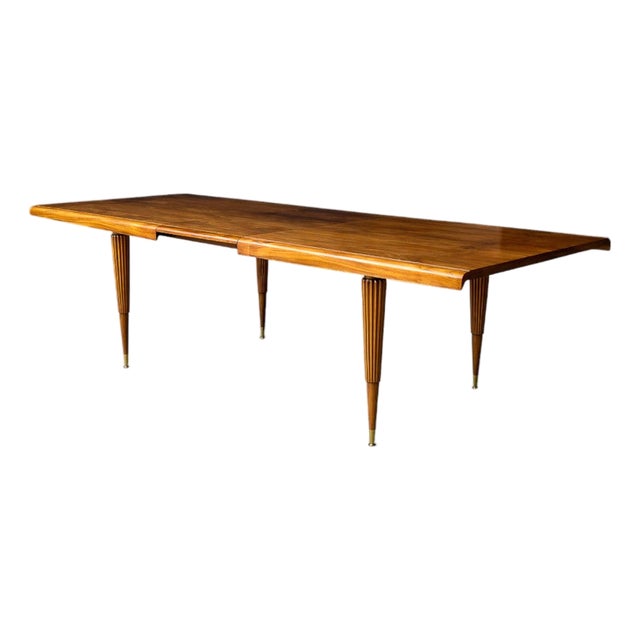 Extendable Brazilian Modern Dining Table in Caviúna Wood by Giuseppe Scapinelli, 1950s - Lot 628 For Sale