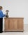 This piece presents as a cabinet, distinguished by natural bleached oak, stepped profile. It was made in France during...