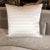 Early 21st Century Modernist Striated Silk Pillows in Pearlescent White - a Pair For Sale - Image 5 of 9