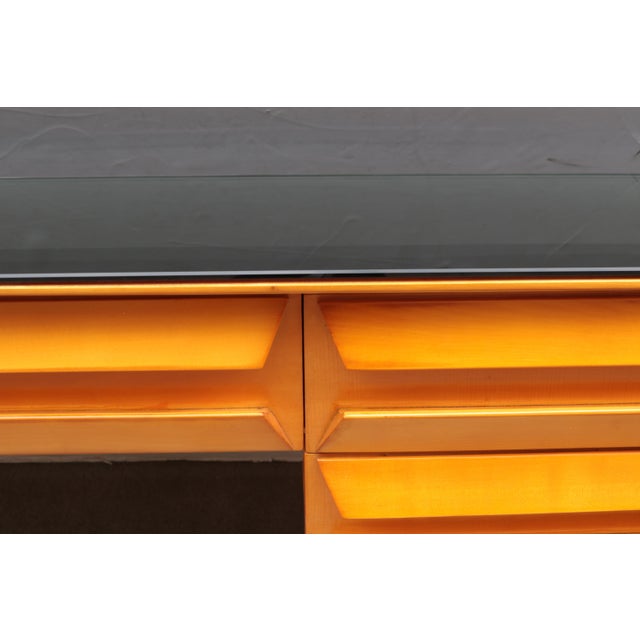 1960s Italian Modernist Low Sideboard For Sale - Image 4 of 5