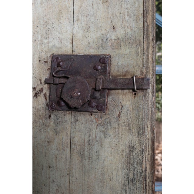 Wood 18th Century Italian Painted Corner Cabinet For Sale - Image 7 of 13