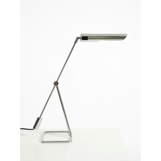 Metal Chrome-Plated Metal Table Lamp by Abo Randers for Ikea, 1980s For Sale - Image 7 of 18