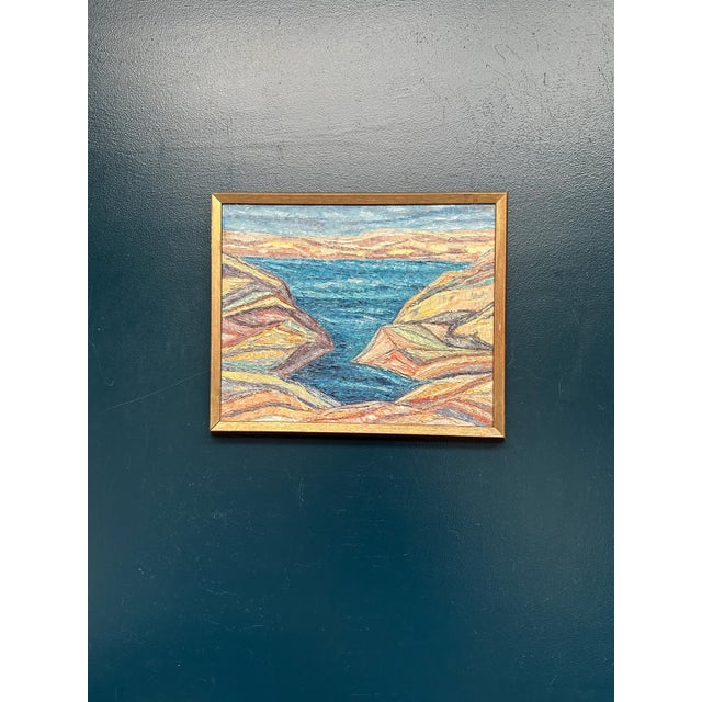 Alvar Andersson, Sea View, 1950s, Oil on Canvas, Framed For Sale - Image 12 of 16