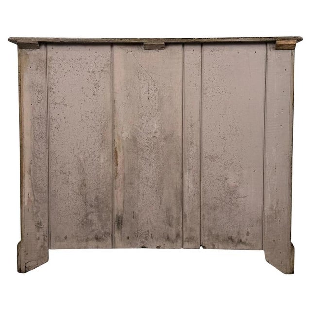 Metal Antique English Ash Chest of Drawers, 1900s For Sale - Image 7 of 12