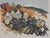 Mathurin Meheut, Brittany, The Procession with Orchestra, Engraving For Sale - Image 8 of 8