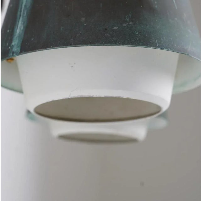 Swedish Copper Outdoor Wall Lamp attributed to Hans-Agne Jakobsson, 1960s For Sale - Image 10 of 13