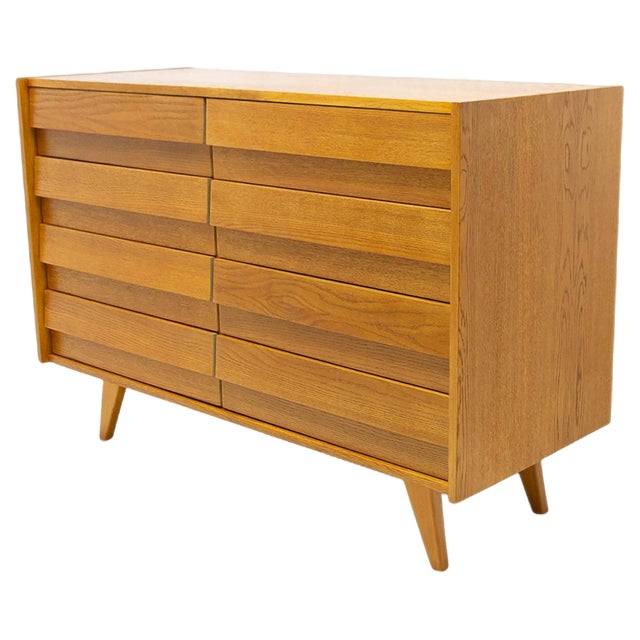 Mid-Century Czechoslovakian No. U-453 Chest of Drawers by Jiri Jiroutek, 1960s For Sale