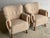 Mid-Century Modern Modern Scandinavian Lounge Chairs in Bouclé and Beech, 1940s, Set of 2 For Sale - Image 3 of 10
