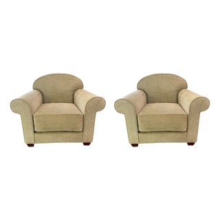 Marco Furniture Holly Hunt JMF Club Chairs- A Pair For Sale