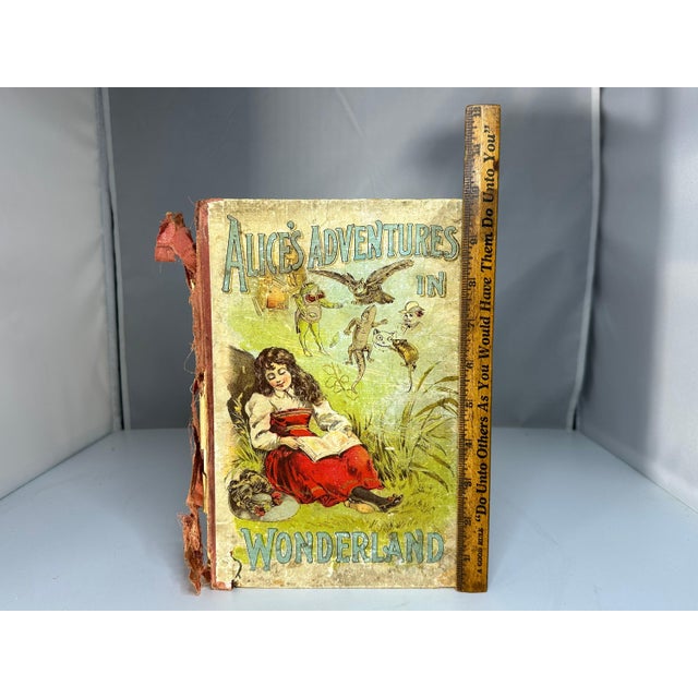 Antique Alice in Wonderland Book: Illustrated 1800s Edition For Sale - Image 9 of 10