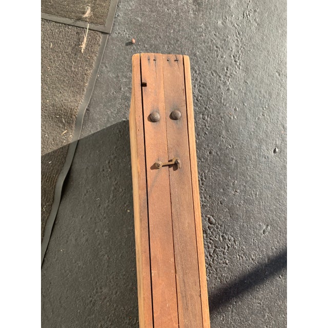 1930s Industrial Wallpaper Hangers Folding Table or Desk For Sale - Image 10 of 12