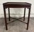 Vintage Georgian Style Chippendale Style Mahogany Tray Top Side Table For Sale - Image 10 of 14