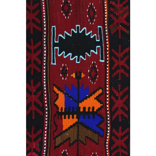 Vintage Turkish Kilim Rug Runner -3′3″ × 10′9″ For Sale - Image 11 of 13