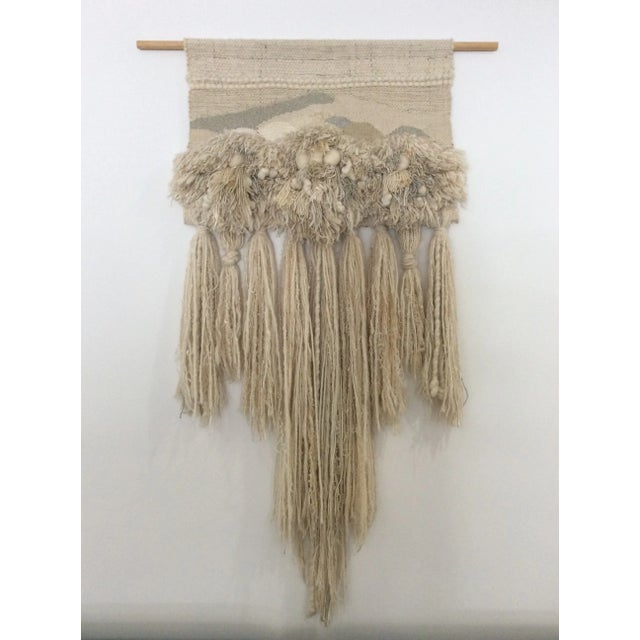 1980s Large Boho Sherri Bingaman Textile/Fiber Art For Sale - Image 13 of 13