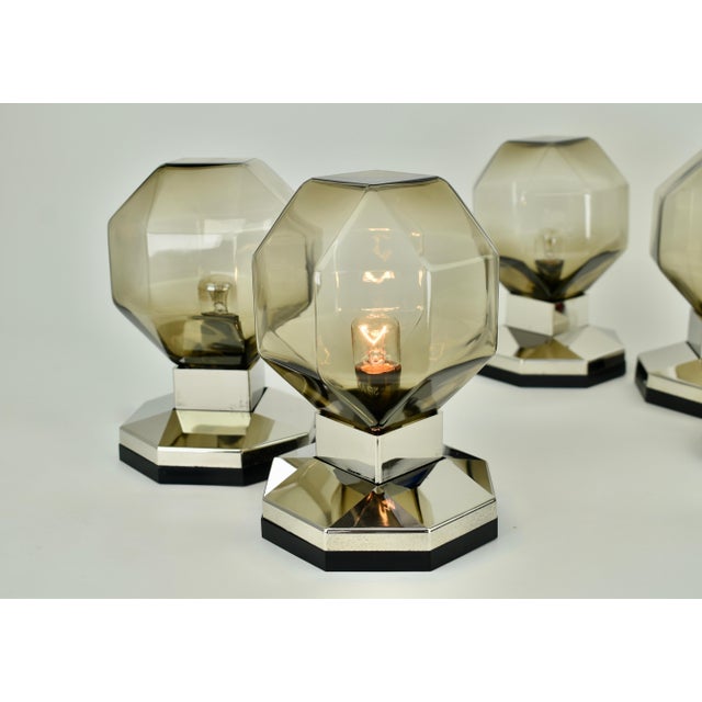 1970s Motoko Ishii Modular Flush Mount for Staff Leuchten - Set of 5 For Sale - Image 17 of 17