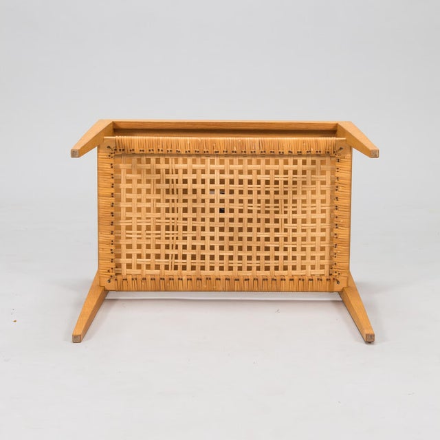 Mid-Century Modern Teak Bedside Table by Severin Hansen for Haslev Møbelsnedkeri, 1957 For Sale - Image 3 of 6