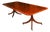 Vintage 20th Century Twin Pillar Flame Mahogany Dining Table from William Tillman For Sale
