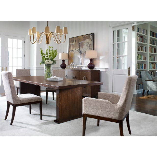 Traditional Century Furniture Marten Dining Side Chair, Brown For Sale - Image 3 of 3