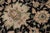 Floral Pak-Persian Black/Dark Gold Wool Rug - 10'1'' X 14'0'' For Sale - Image 4 of 8