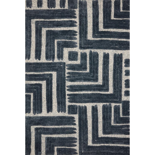 Loloi II Hagen Rug, Blue / White - 2'-7" x 7'-8" For Sale In Dallas - Image 6 of 6