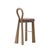 Mary III Bar Chair in Wood with Lacquered Legs by Ottiu For Sale - Image 6 of 6